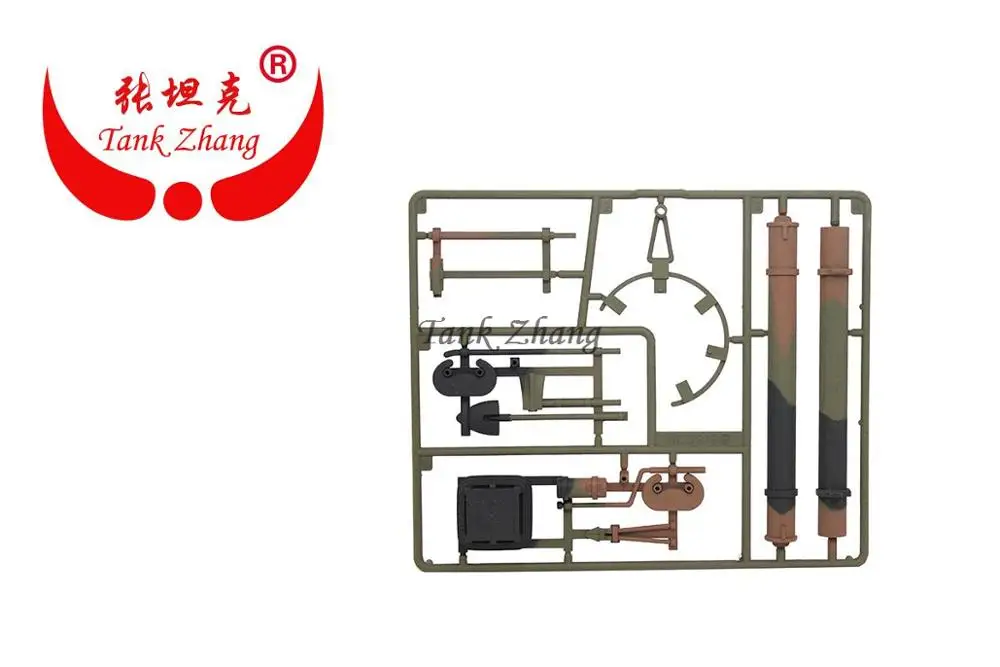 Tank Zhang / Heng Long 1/16 rc tank 3819 немецкая пантера запасные части пластиковые детали