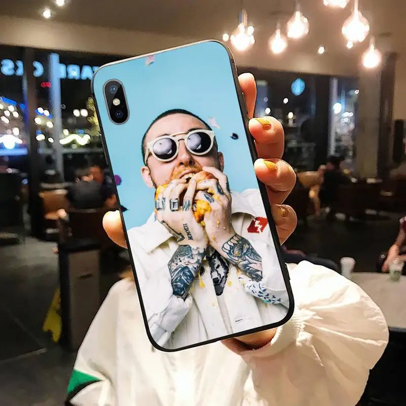 

mac miller hot American Rapper high quality Phone Case coque for iPhone 11 12 pro XS MAX 8 7 6 6S Plus X 5S SE 2020 XR
