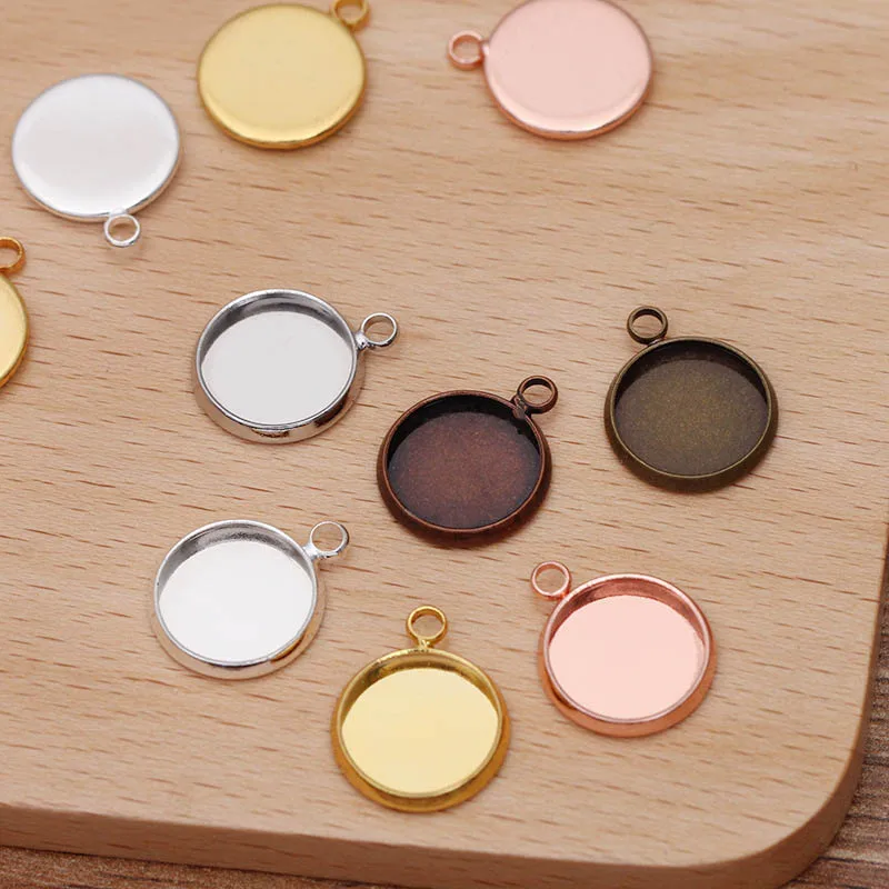 Основа Подвески круглая изогнутая рамка с петлей заготовки результаты DIY