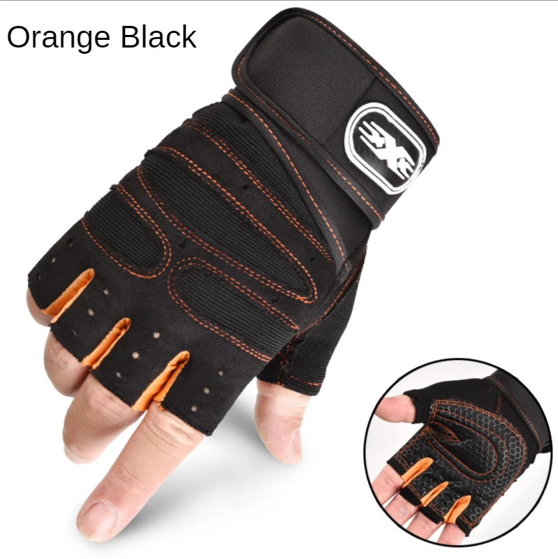 

Weightlifting Half Finger Gloves men's sports fitness equipment outdoor cycling gloves tactics