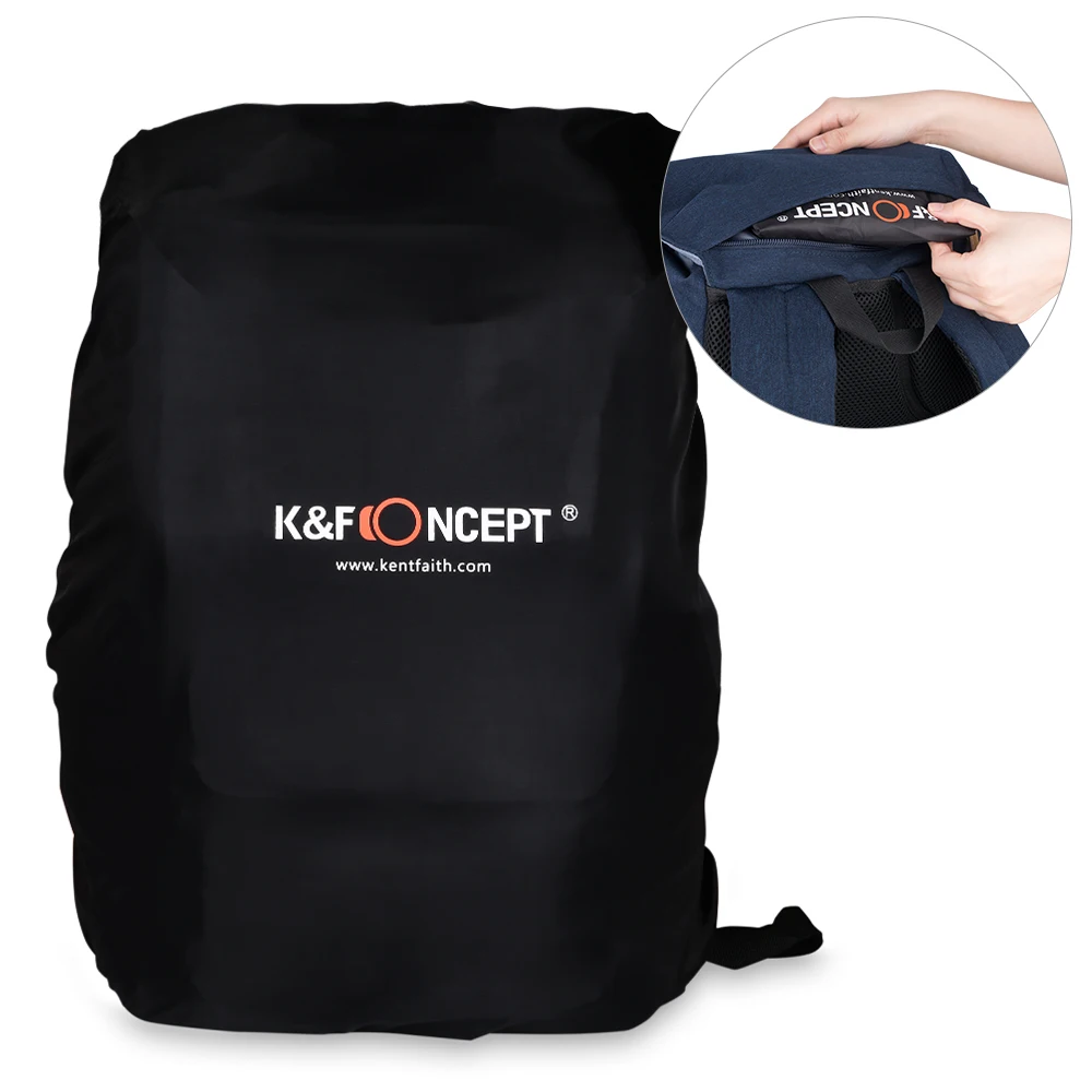 K& F концепция Профессиональный Дорожный Чехол-рюкзак для камеры с держателем для штатива боковые отсеки дождевик для цифровой камеры