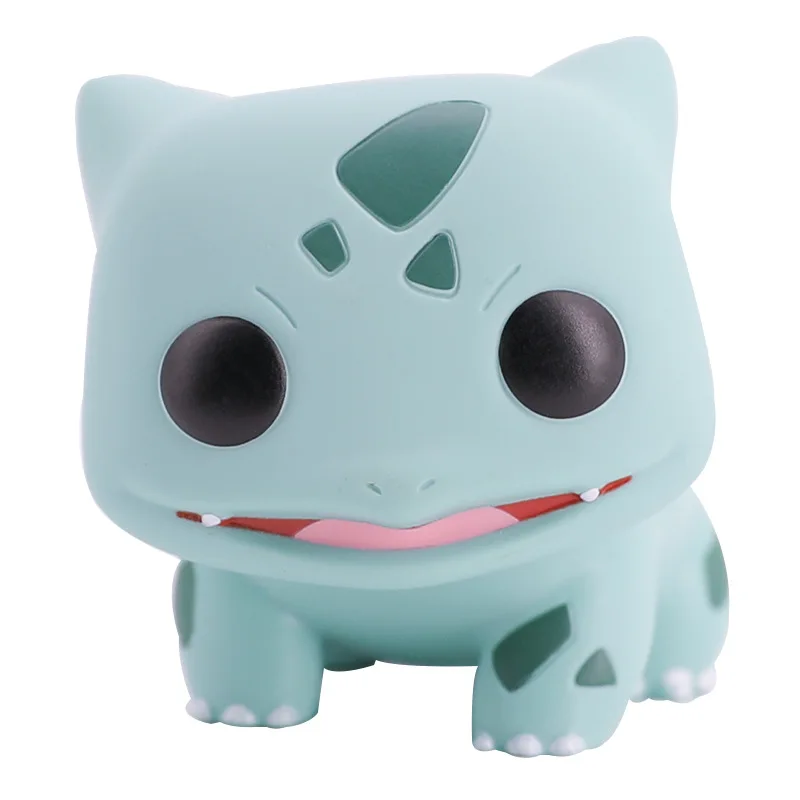 no retail box Funko Pop Cartoon Bulbasaur#453 Pika#353 виниловые фигурки игрушки куклы Коллекция японского аниме Покемоны Фигурки игрушки для детей - Цвет: no retail box