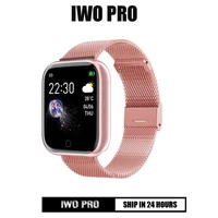 iwo pro i5 smart watch men women pedometer music control multiple dials heart rate monitoring fitness smartwatch for android ios
