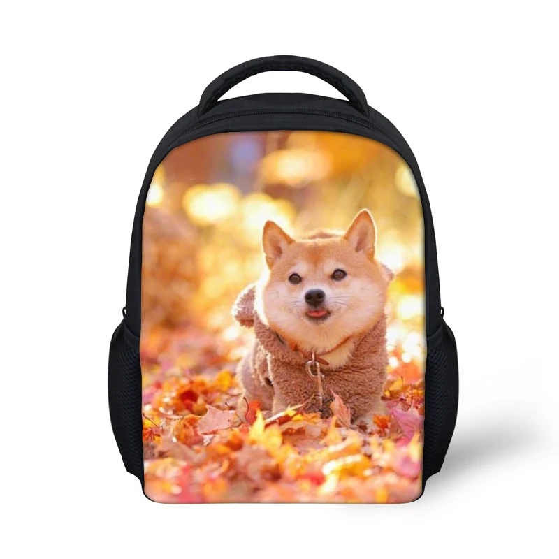 Индивидуальная 3D школьная сумка Шиба ину в консервативном стиле с принтом для