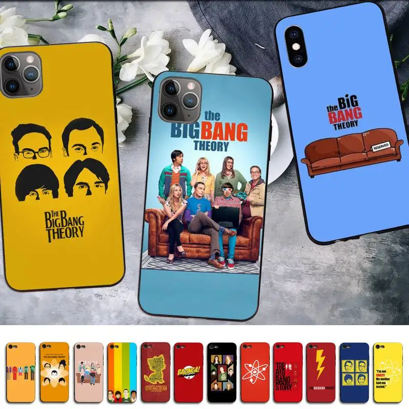 

MaiYaCa The Big Bang Theory Phone Case for iPhone 11 12 13 mini pro XS MAX 8 7 6 6S Plus X 5S SE 2020 XR case