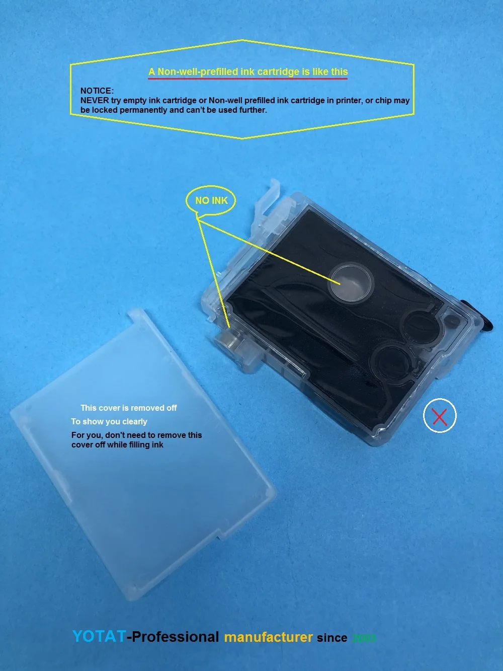 Многоразовый картридж для чернил YOTAT T1711 T1712 T1713 T1714 Epson XP 103 с на |Чернильные