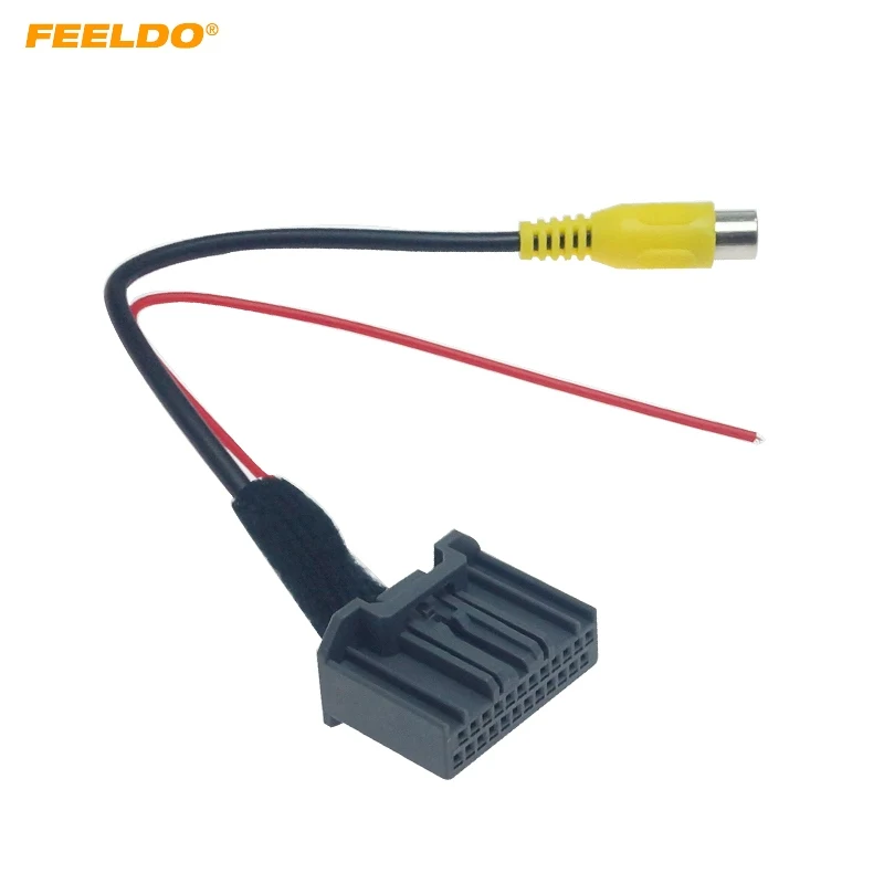 Автомобильная парковочная камера заднего вида FEELDO видеоразъем RCA Реверсивный