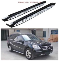for benz ml280 ml300 ml350 ml400 amg 2007 2008 2009 2010 2011 high quality aluminum alloy running boards side step bar pedals