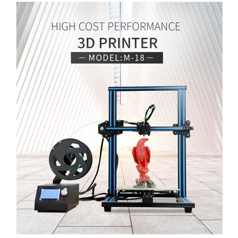 EZT M18 I3 Мега полу DIY серии 3d принтер с 12864 ЖК экраном высокой точности 1 кг 3D нити|3D