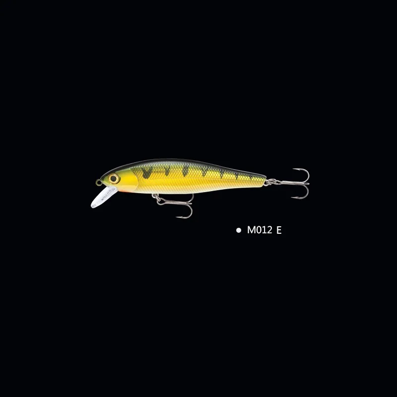 M012 - E Мини Minnow 6g 85 мм рыболовные приманки высокое качество плавающая качели жесткая приманка свимбейт crankbait whopper plopper pesca бас щука - Цвет: M012 - E