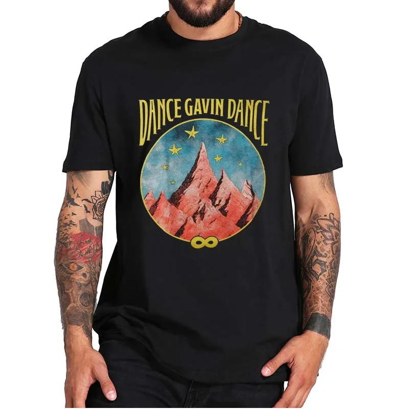 

Dance Gavin Dance Mothership Album Classic T-Shirt Mountain Stars Design Post-Hardcore Experimental Rock‎ Music Band Tee Tops