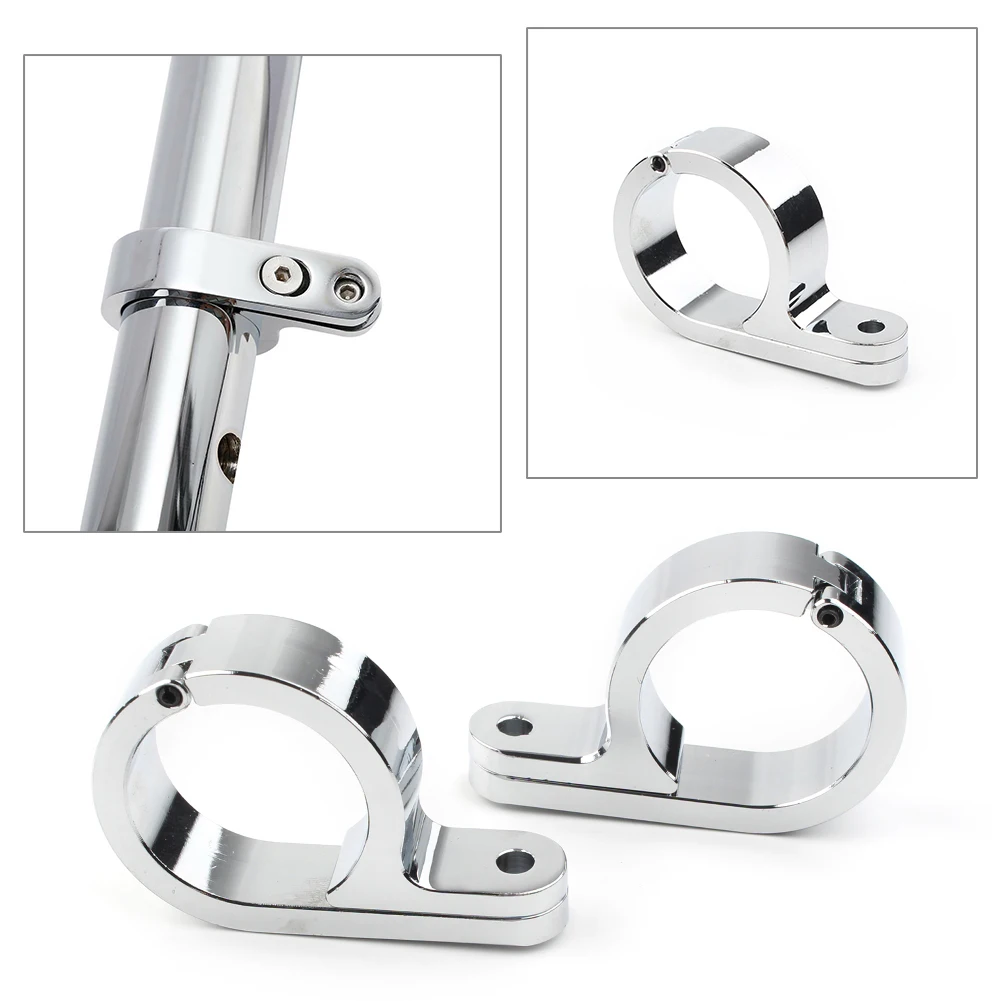 

1-1/4" Universal Motorbike Handlebar Mount Clamp Clock for 1.25'' Handle Bar 1Pair