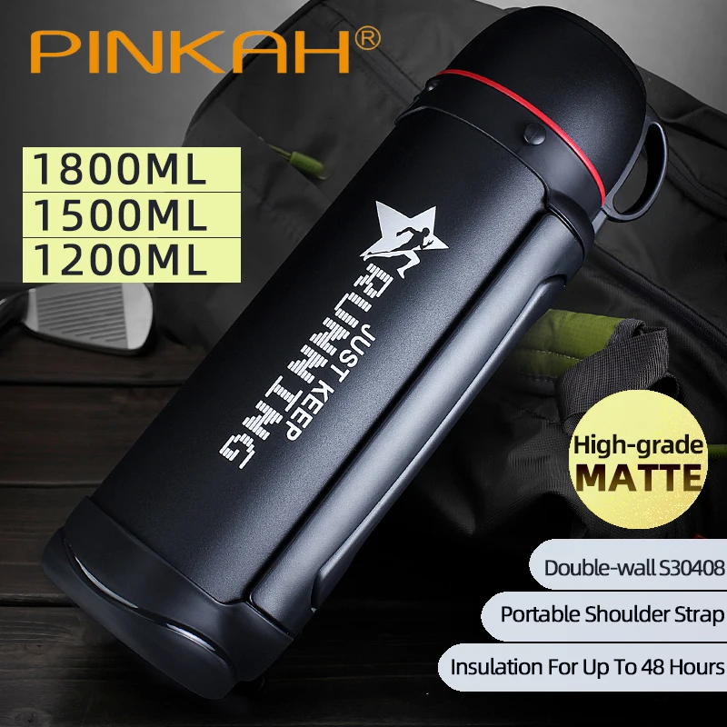 Термос Pinkah 1 2л 5л 9л большая емкость более 48 ч изоляционный вакуумный чайник с