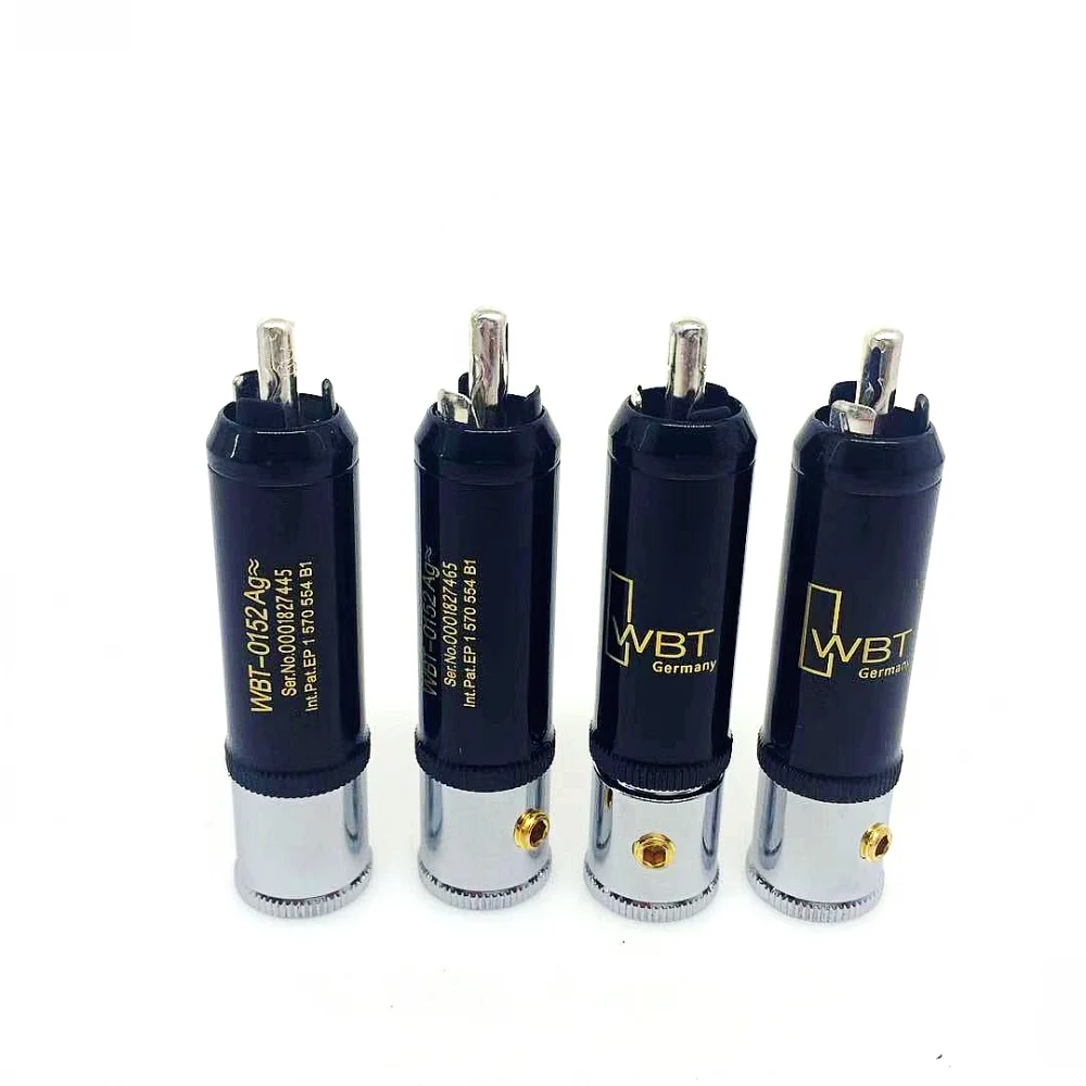 Четыре Hi Fi fidelity Коннекторы RCA для кабеля Ag NextGen cinchstecker 0152ag 10 5 мм штекер