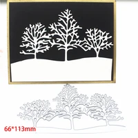 three trees metal cutting dies scrapbooking photo album embossing paper card making decor die nouveau arrivage 2020 new