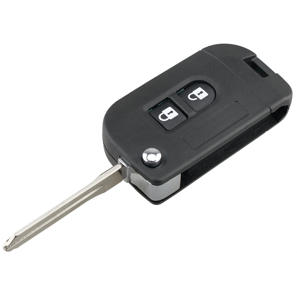 2 кнопки откидной складной чехол для ключа автомобиля Nissan Qashqai Primera Micra Navara Almera Note