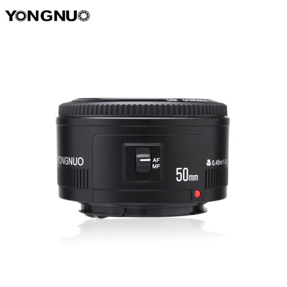 YONGNUO объектив YN50 мм 50 мм F1.8 объектив камеры для Canon для Nikon DLSR объектив камеры