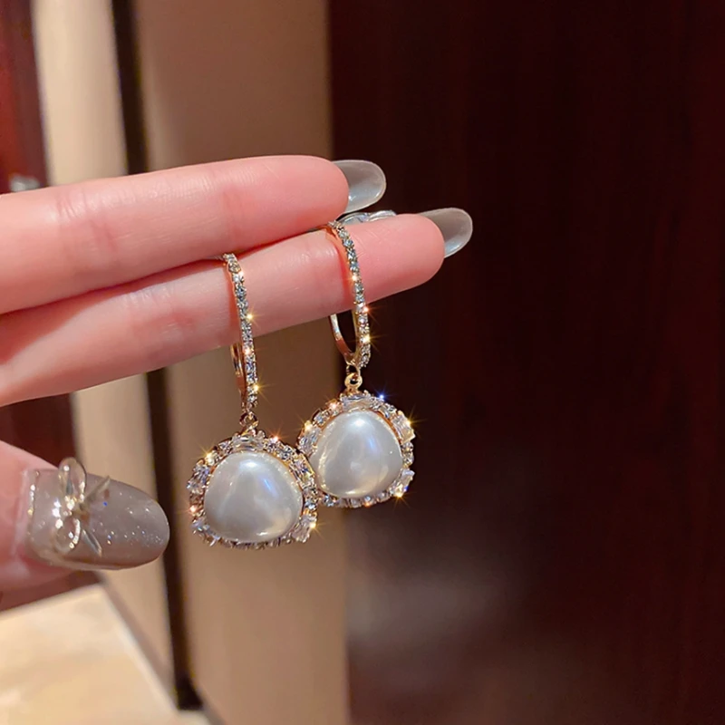 

Лето новая личность креативный кулон с лунным камнем серьги роскошные модные серьги для выпускного вечера 2021 тренд праздничный подарок юве...