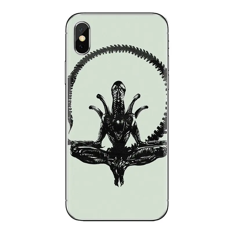 Прозрачные чехлы из ТПУ для samsung Galaxy S2 S3 S4 S5 MINI S6 S7 edge S8 S9 Plus Note 2 3 4 5 8 Coque Fundas Alien Raiders |
