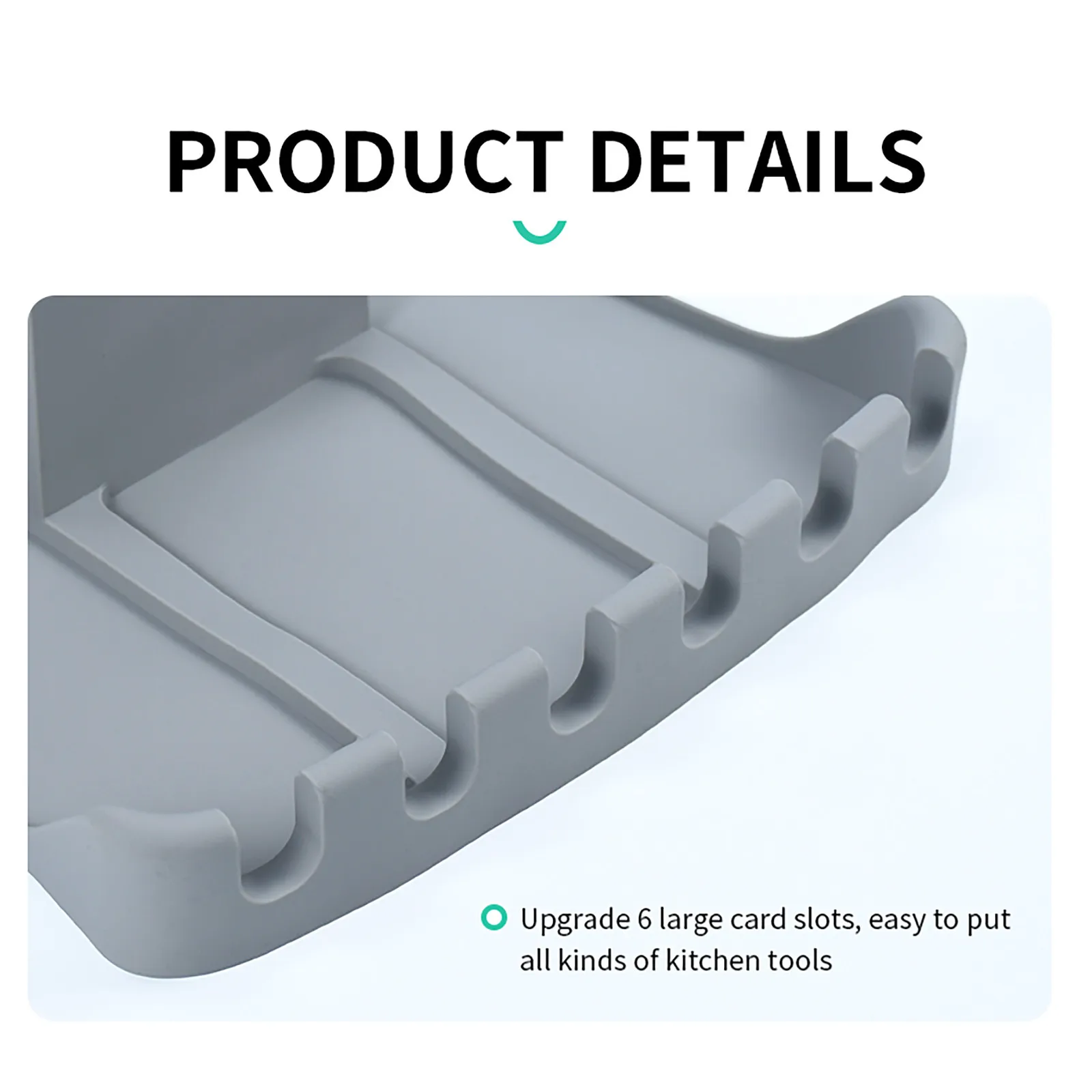 

2 in 1 Larger Size Kitchen Spoon Holders Silicone Spoon Rest Multifunctional Soup Rack Cooking Tools Heat Resistant Storage