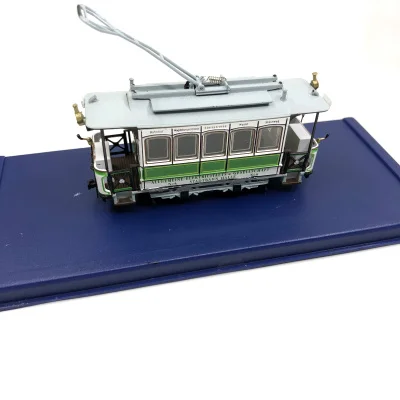 1: 87 сплав Ретро модель трамвая, высокая моделирования трамвая T3 NR. TATRA 1961, литая металлическая игрушка, ретро коллекция игрушечного автомобиля - Цвет: 4