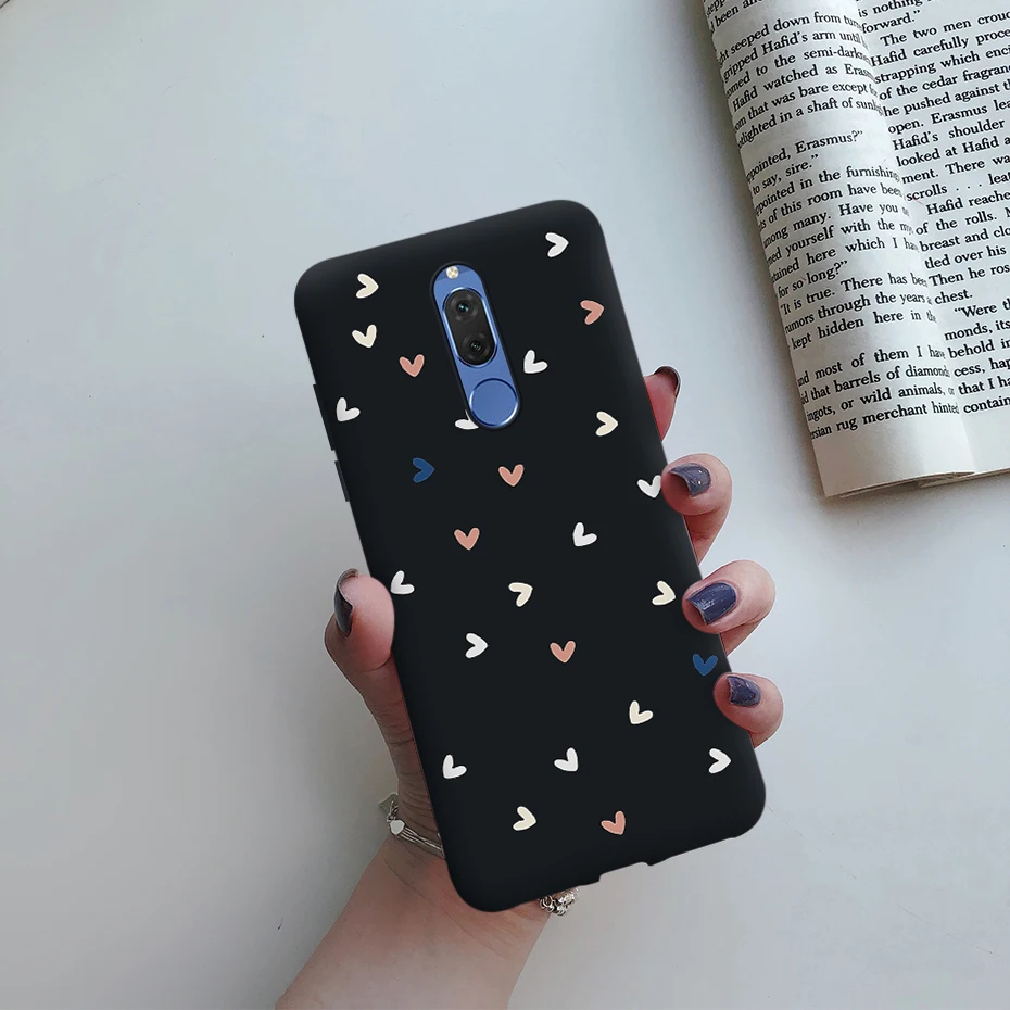 for huawei nova 2i case cute candy matte soft silicone cover for huawei mate 10 lite rne l21 rne l22 l23 nova2i phone cases capa free global shipping