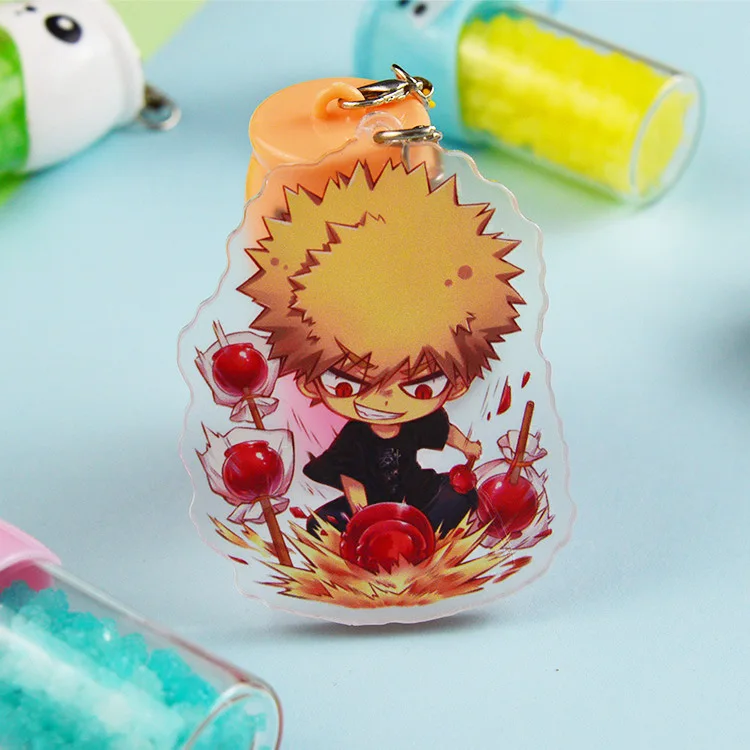 Anime My Hero Academia Boku no hero Keychain Acrylic Keyring Key chain Pendants Fashion | Украшения и аксессуары