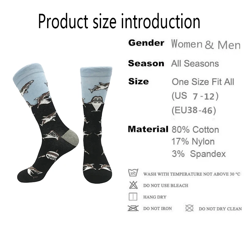 

Fashionable man interesting socks lady personality cartoon socks street skateboard tube socks student stockings