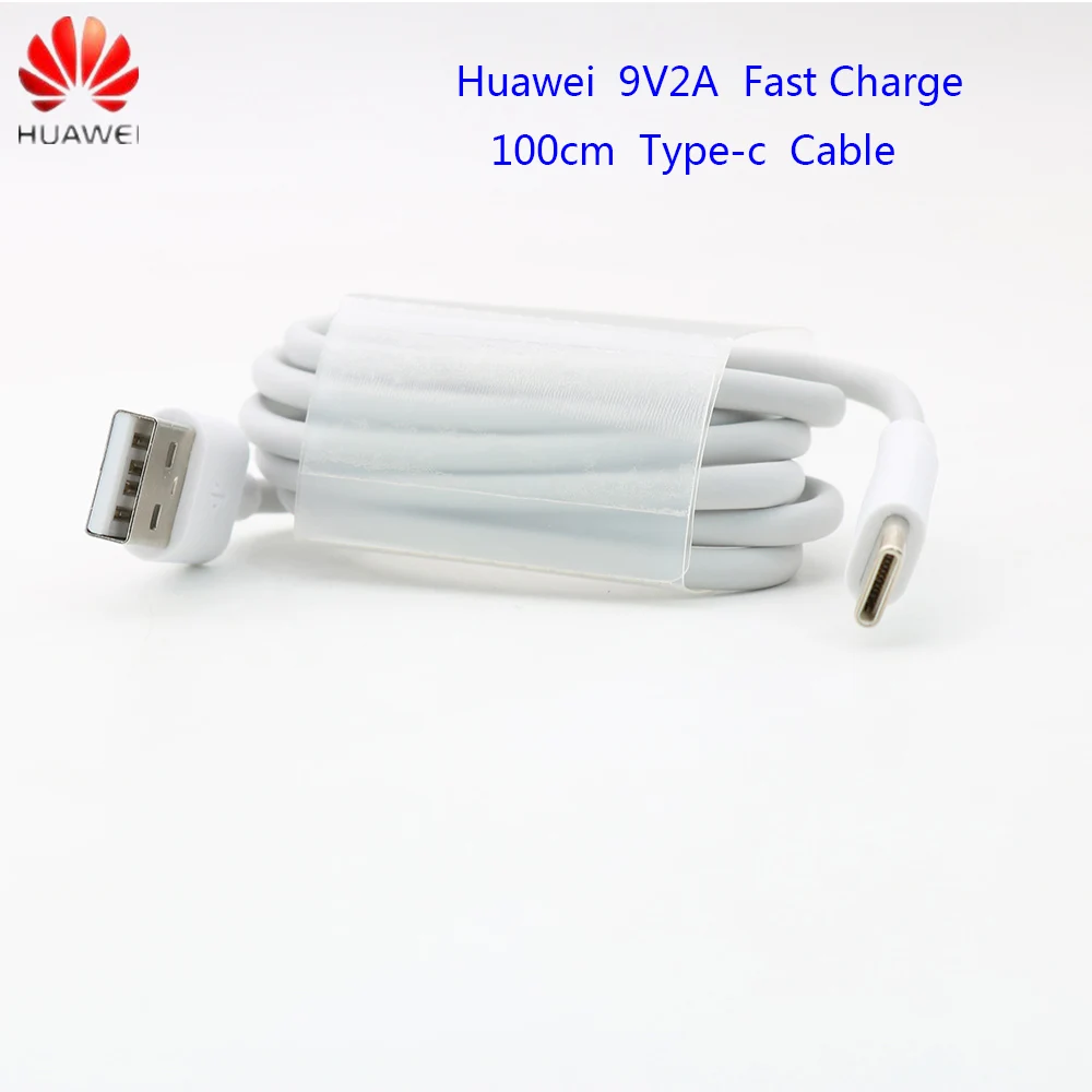 Оригинальный HUAWEI 100 см 2 а кабель для быстрой зарядки Type c поддержка USB передачи