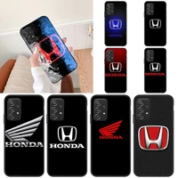 Japanese Racing Hot-H-Honda-Car Phone Case For Samsung Galaxy A02 A12 A21 A32 A51 A71 A72 Shell