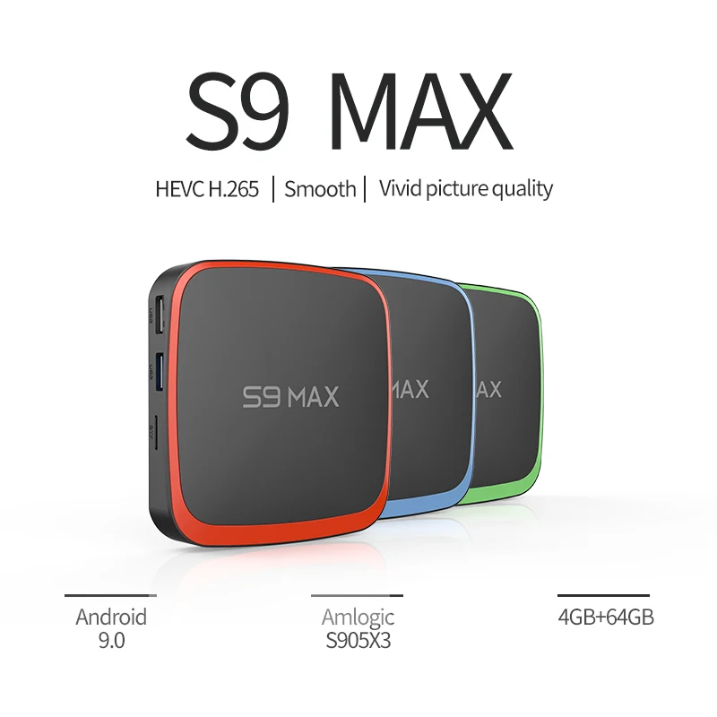 Приставка Смарт ТВ Andoid 9 0 Amlogic S905X3 медиаплеер 4K 3D 2 4G/5 8G Wifi Google 4 Гб 64 Youtube
