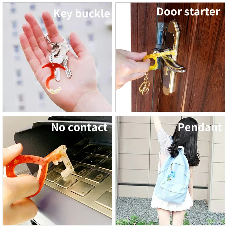 DIY форма ключа бесконтактная дверь ключ Смола прессформа кулон кристалл