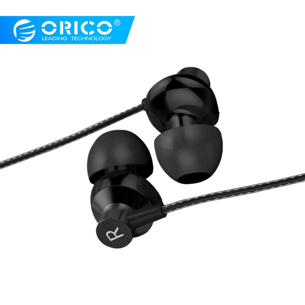 ORICO, наушники-вкладыши, металлические, бас, наушники, звук, высокое качество, музыка, 3,5 мм, спортивные наушники для iPhone Xr, Xiaomi, с микрофоном, fone devido