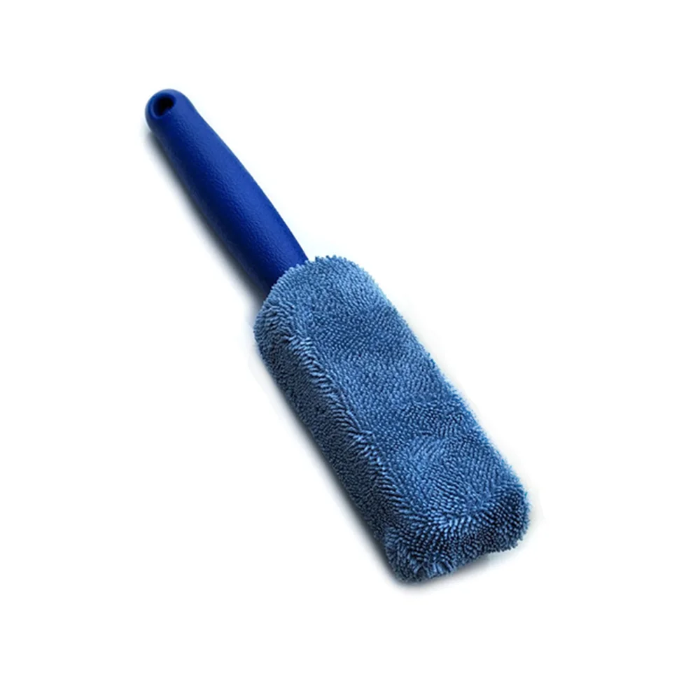 

Portable Microfiber Wheel Tire Rim Brush Car Wheel Wash Cleaning with Plastic Handle Auto Washing Cleaner Sponges Tools