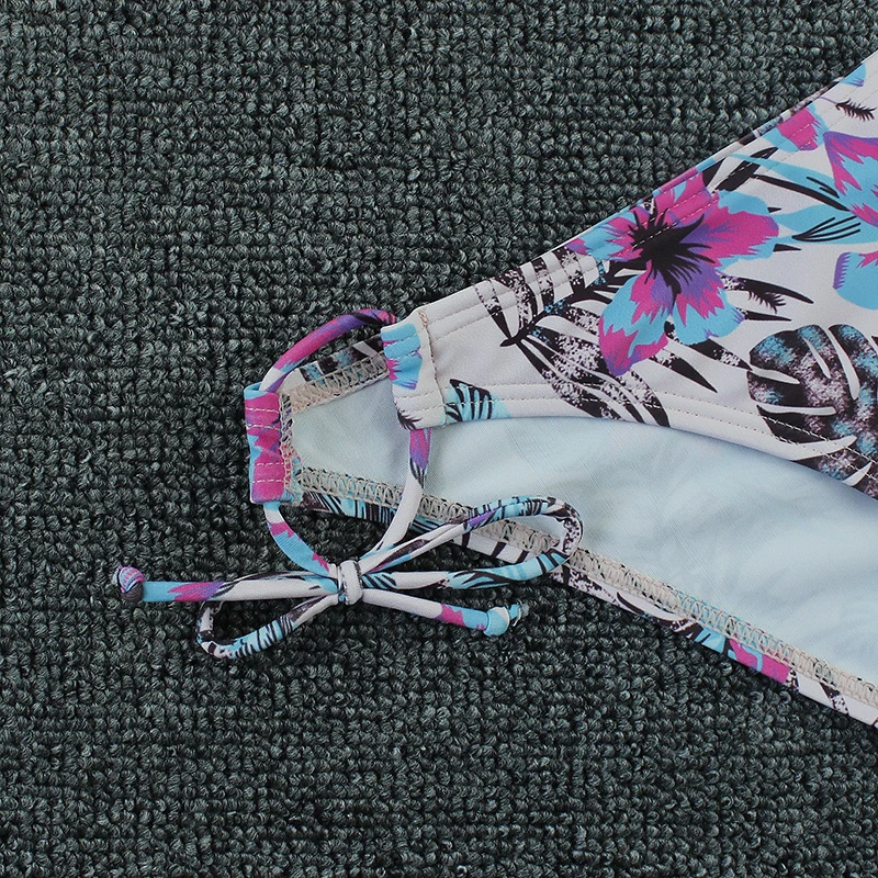 

Push Up Sexy Bikini 2020 New Print Floral Swimwear Women Bikinis Set Swimsuit Swimming Suit For Female Summer Beachwear Biquini