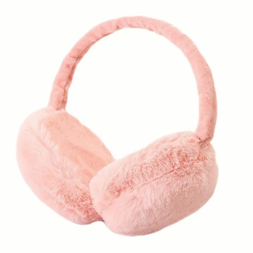 

LJCUIYAO Ladies Winter Ear Earmuffs Fashion Women Girl Fur Winter Ear Warmer Earmuffs Muffs Earlap Headband High Quality Hot