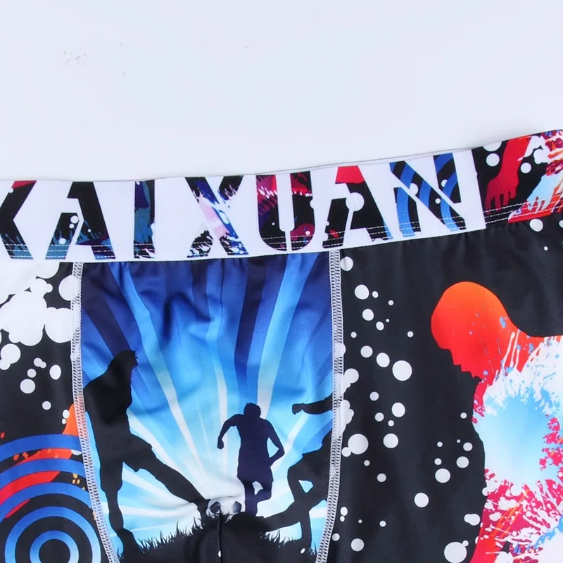 2018 WJ Брендовые мужские боксеры с дополнительной длиной мужское однотонное