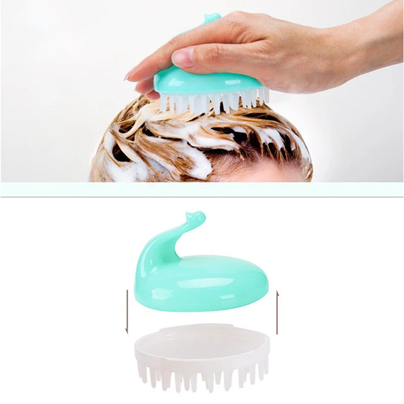 

Head Spa Slimming Massage Brush Body Washing Comb Bath Brush Dropship Silicone Shampoo Scalp Hair Massager Shampoo Massage Comb