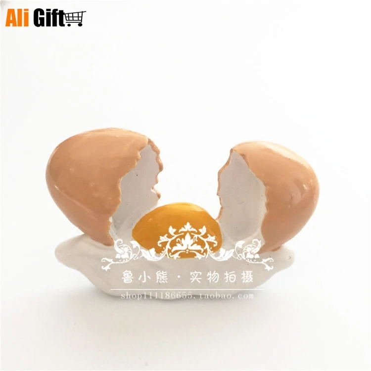 Европейские яйца сыр молоко завтрак магнитная паста 3D холодильник магниты на