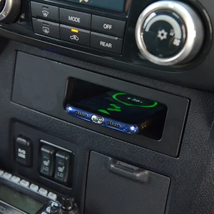 15w car qi wireless charger charging plate wireless phone charger accessories for mitsubishi pajero 2006 2018 for iphone 8 x free global shipping