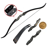 ru taken down recurve bow for archery bow shooting hunting game outdoor sports right hand 30 50lbs can choose