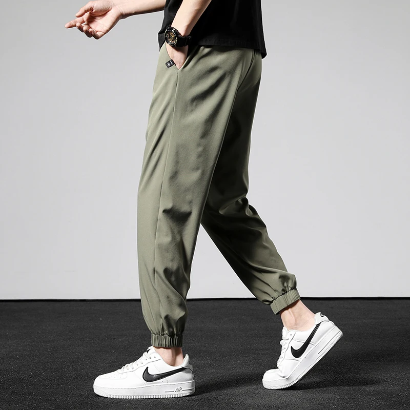 

Cargo Long Pants ventilation Summer Youthful Summer Men's Casual Sport Pants Loose Comfortable Male Streetwear Fashion Trousers