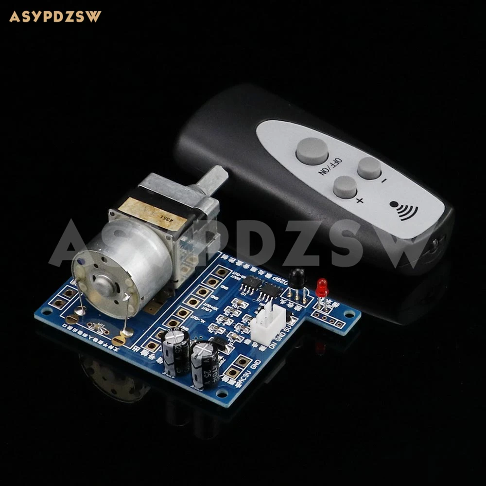 

4-канальный усилитель WL028, умный пульт дистанционного управления громкостью, готовая плата/с платой включения/выключения