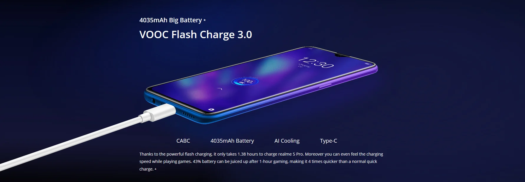 Мобильный телефон Oppo Realme Q Snapdragon 712 AIE 4305 мАч 6," полный экран Android 9,0 8 Гб ram 128B rom МП отпечаток пальца