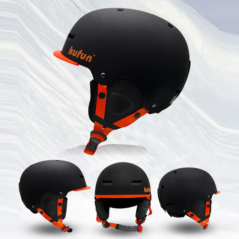black Naturehike сноуборд лыжный шлем безопасность на открытом воздухе цельно-Формованный дышащий шлем для мужчин и женщин скейтборд лыжный шлем - Цвет: black