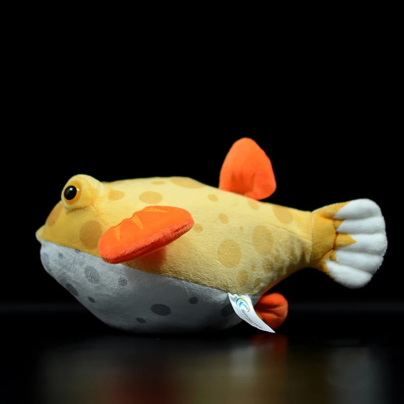 Реальная жизнь Pufferfish плюшевые игрушки Реалистичные морские животные Puffers мягкие игрушки аквариумные рыбки Мягкая куколка подарки для детей