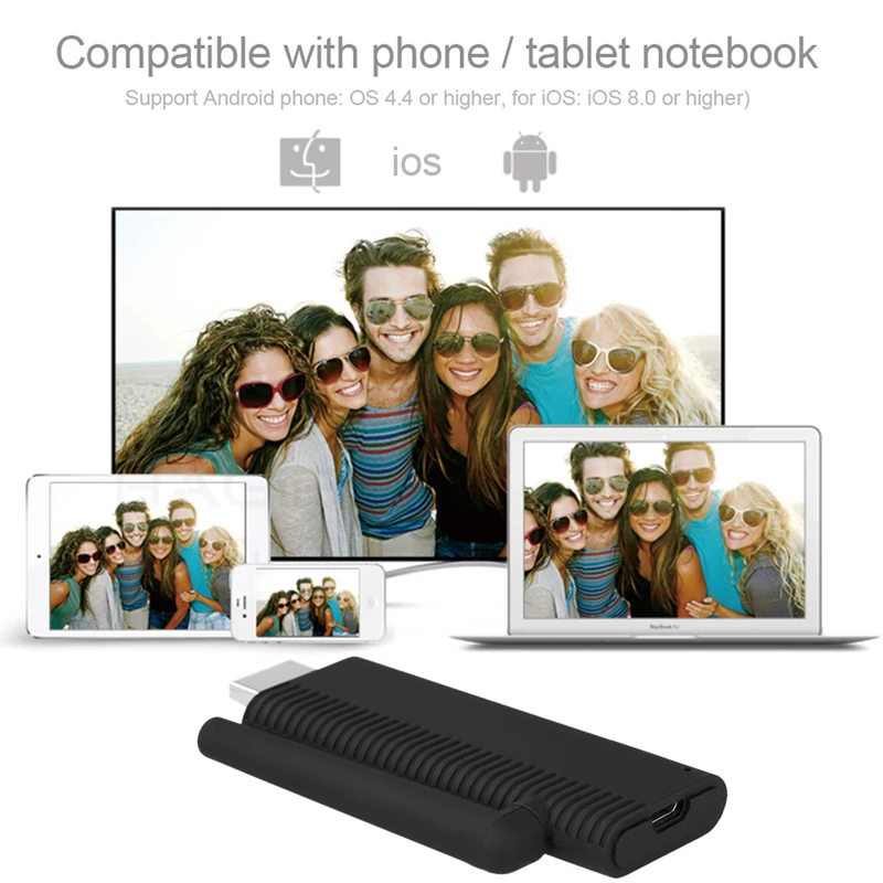 

HD 1080P G4/B4 Wireless WiFi Display TV Dongle Receiver TV Stick Miracast Airplay DLNA For Phone PC Notebook