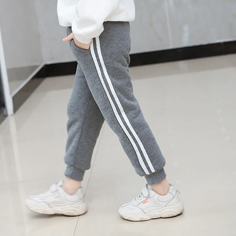 Детская одежда штаны зимние леггинсы для мальчиков и девочек бархатная теплая