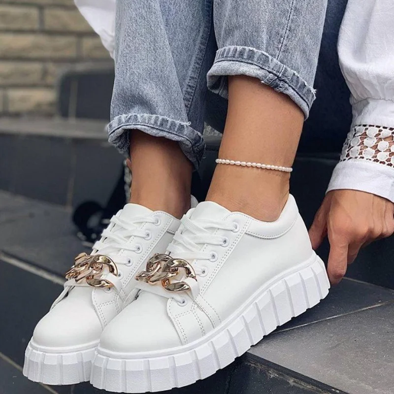 

Women's Sports Shoes Thick Bottom Platform Shoes Casual Women's Shoes Designer Student Shoes