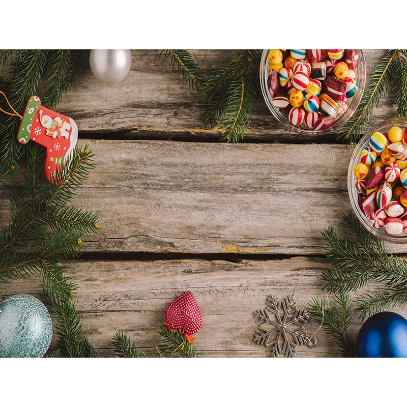 

SHENGYONGBAO Christmas Photography Backdrops Tree Party Decor Baby Portrait Photo Background For Photo Studio Props 20106ZSD-04